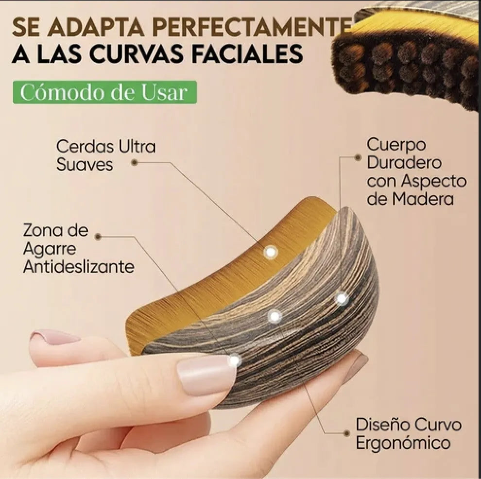Cepillo Facial + Esponja de Baño