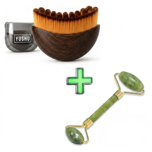 Cepillo Facial + Roller Facial de Jade